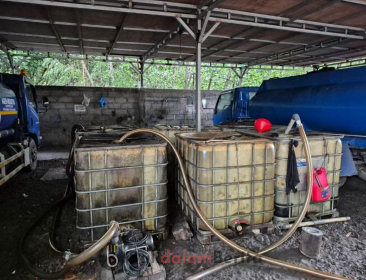 Salah satu bentuk tempat penampungan solar subsidi di Sesetan, Denpasar. Balidalamberita/pertamina patra niaga